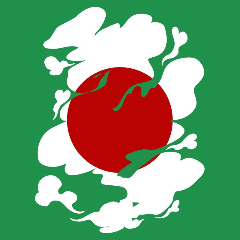 Drapeau du Japon utilisé Look Nihon Drapeau japonais