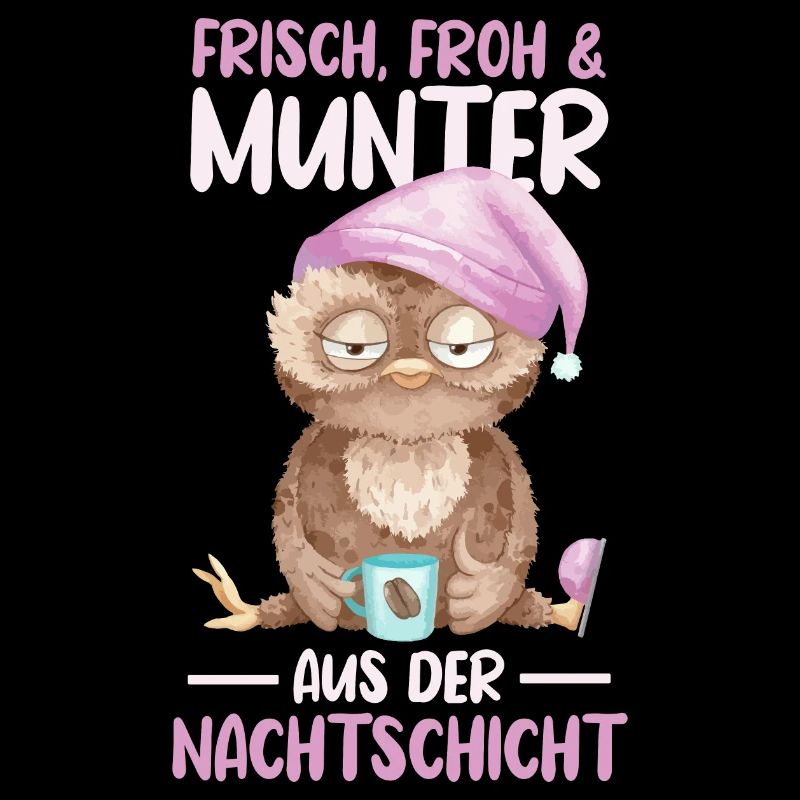 Eule Nachtschicht Schichtarbeiter