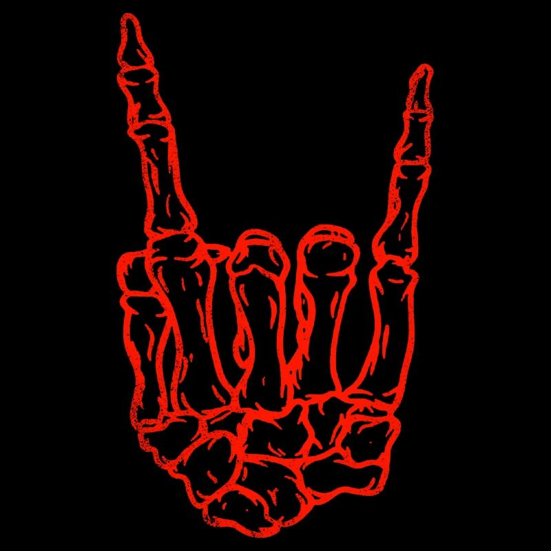 Rock and Roll Skelett