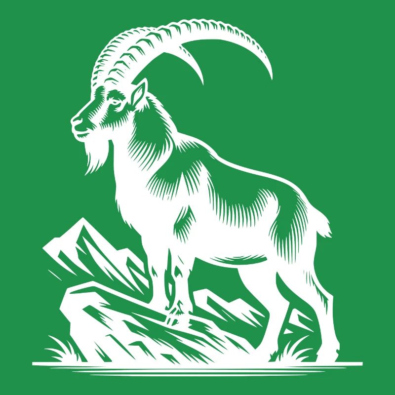 Capricorne avec d’énormes cornes