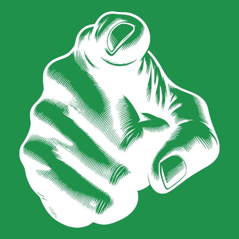 Classic Hand Position Precise Index Finger Gesture