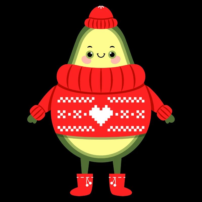 Avocat Weihnachten Pull de Noël moche