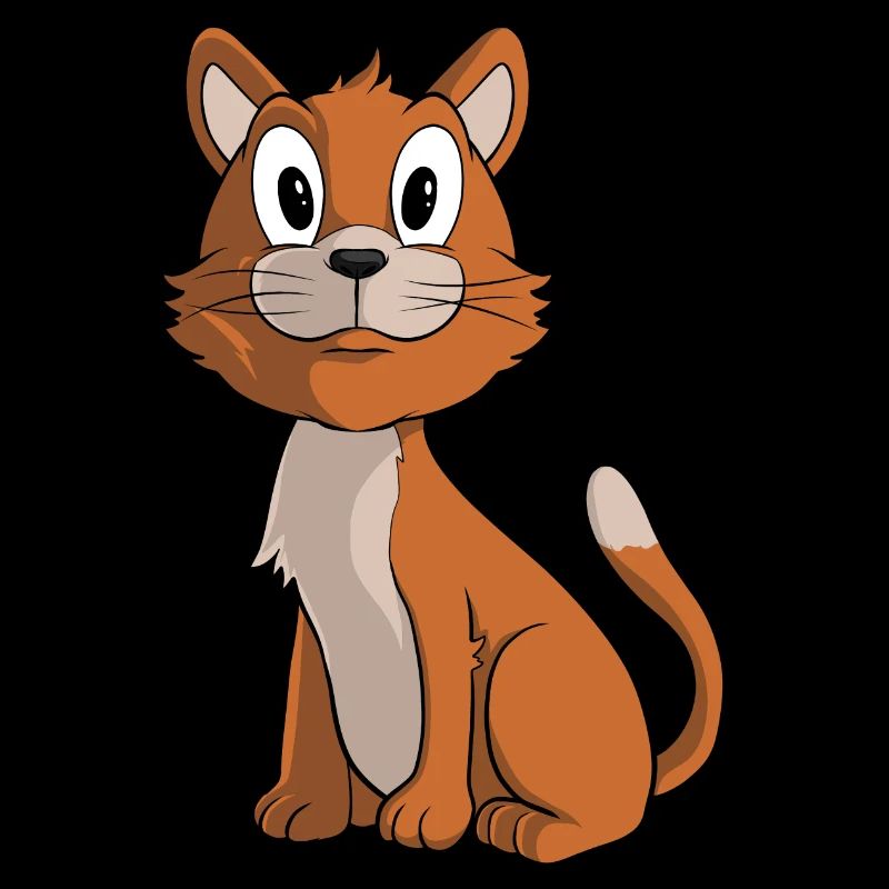 Mignon chat brun