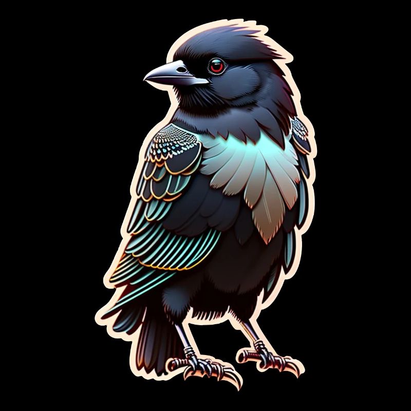 black raven - bird
