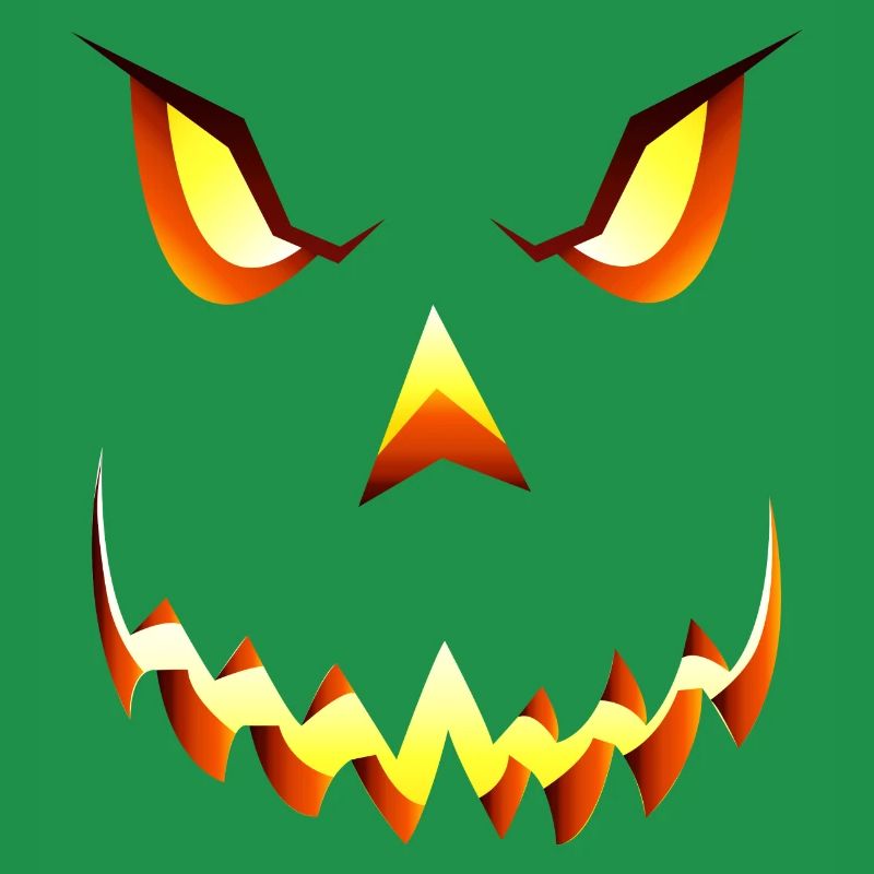 Halloween Pumpkin Wicked Face Dressing Pumpkin