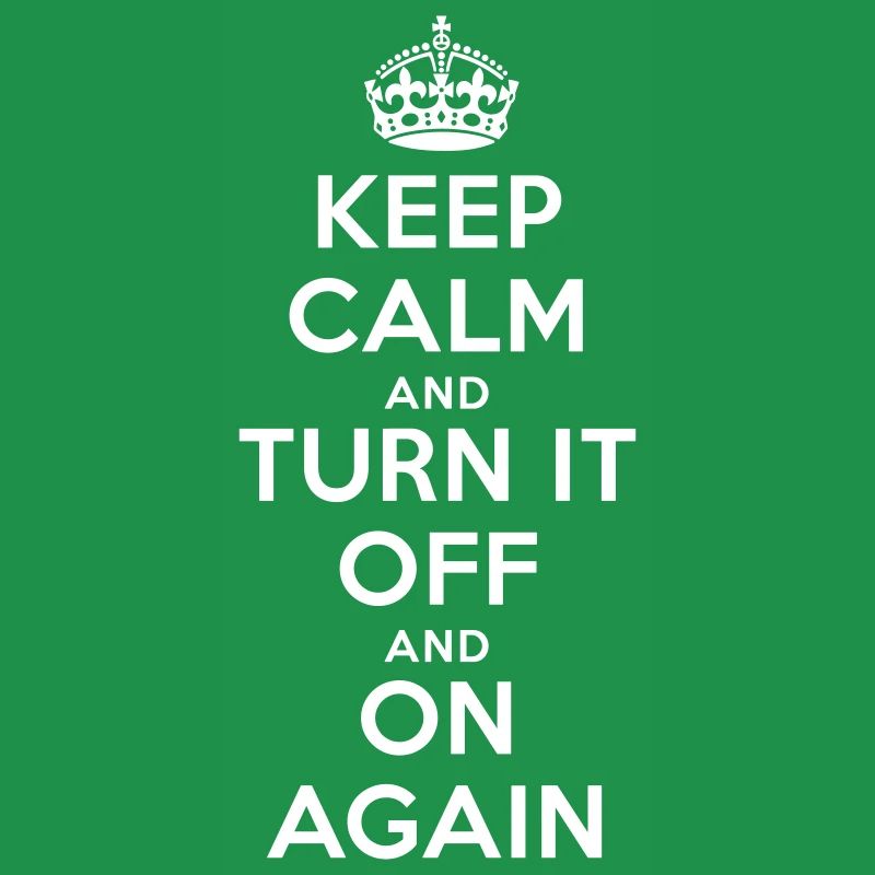 Keep Calm – Turn it Off Nerd Admin Design