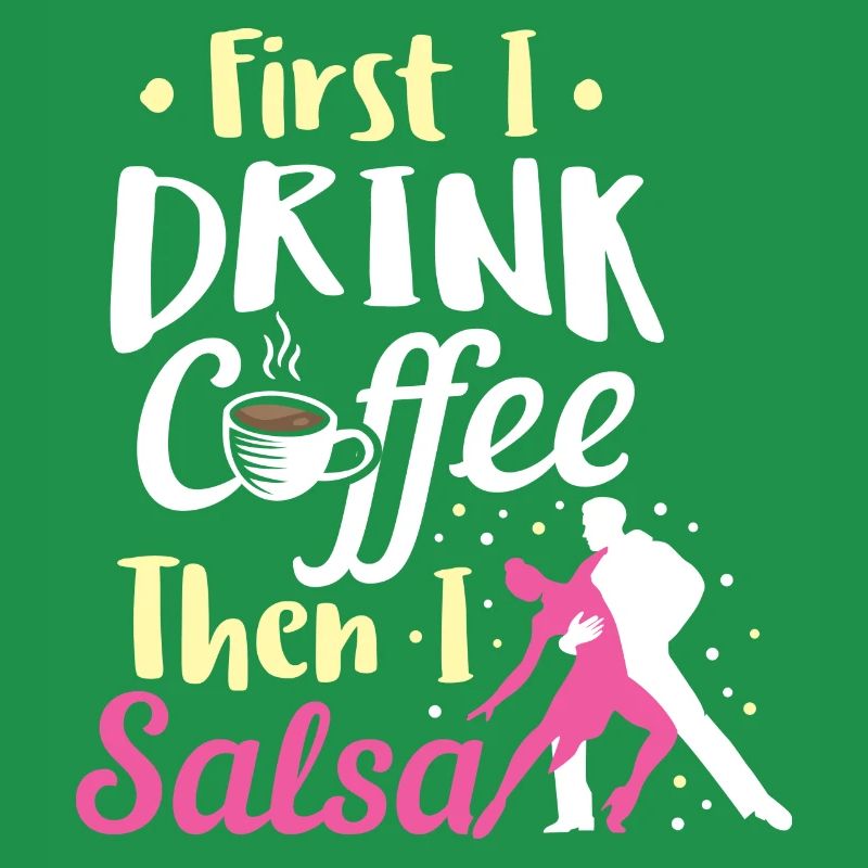 Salsa Dancing Drink Café Puis Salsa Anniversaire