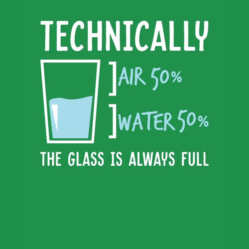 Physics Science Glass Half-full humor