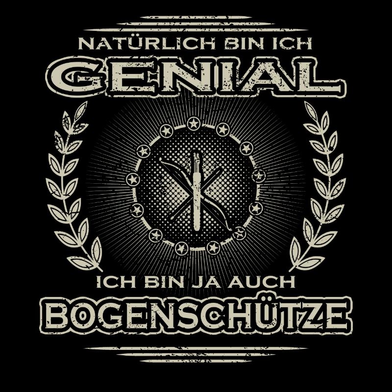 Geschenk Genial bogenschuetzin bogenschiessen bog