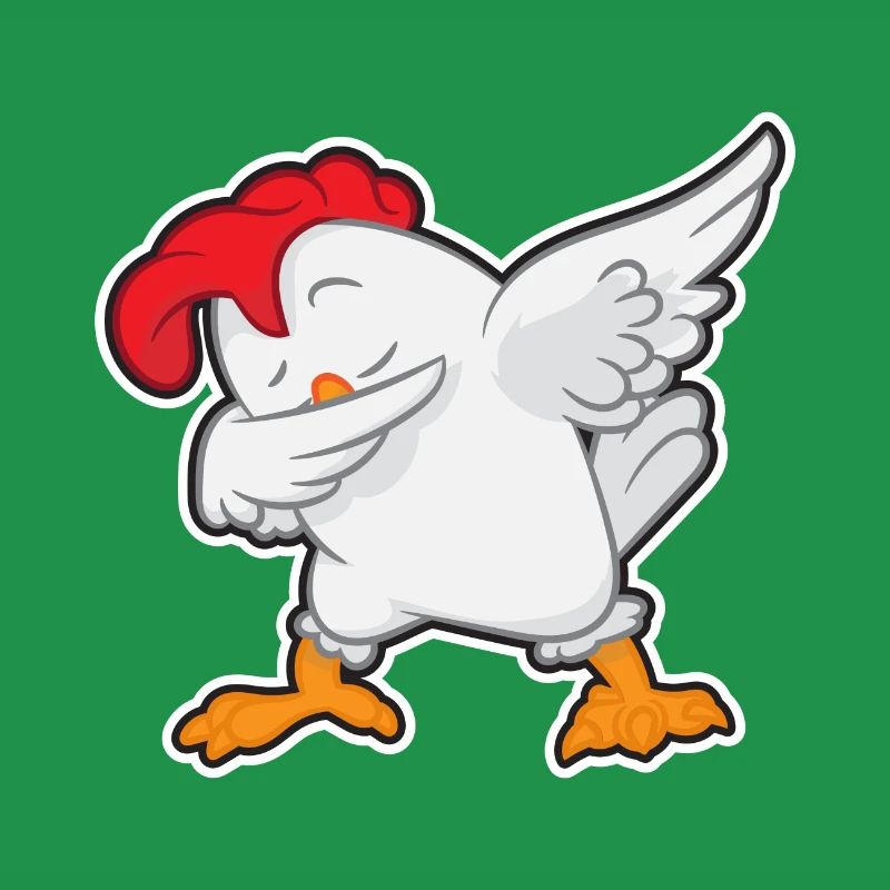 Dabbing Chicken - Dab Dancing Chicken - Chickens