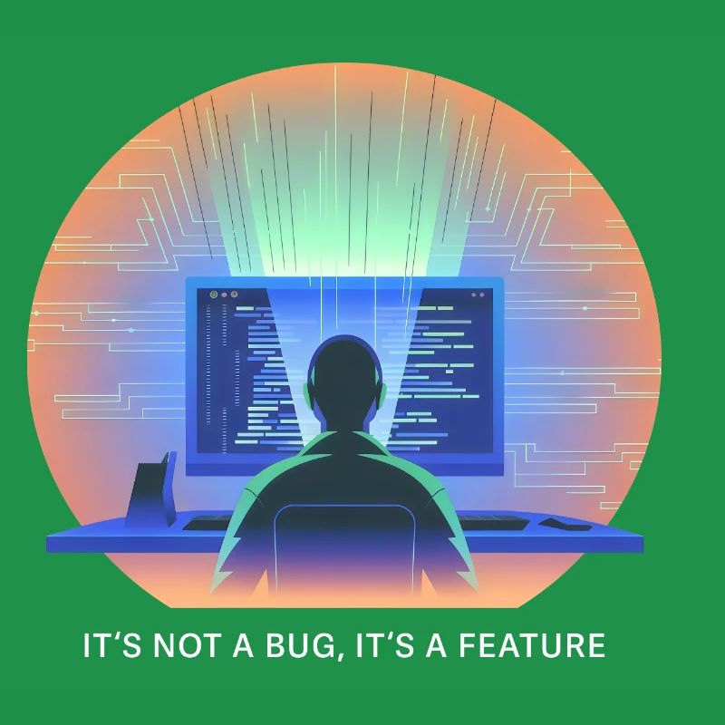 its not a bug its a feature Programmierer Software
