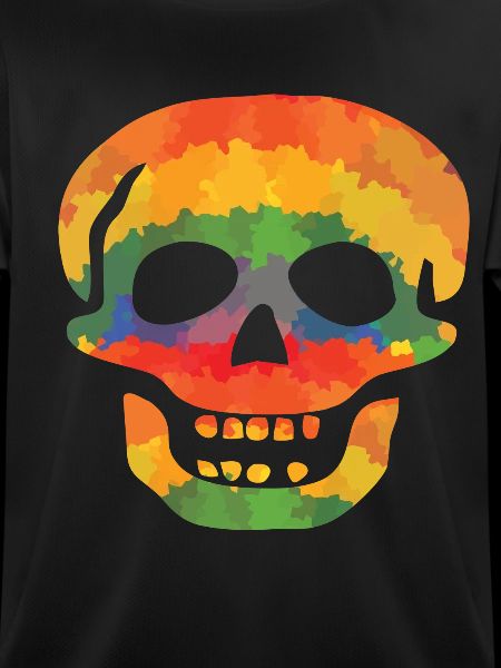 Coloured skull