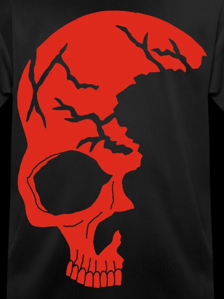 Red half-skull