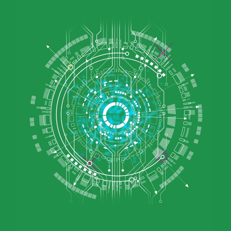 computer Space cpu pc Nerd Circuit Board Warp geek ai ki