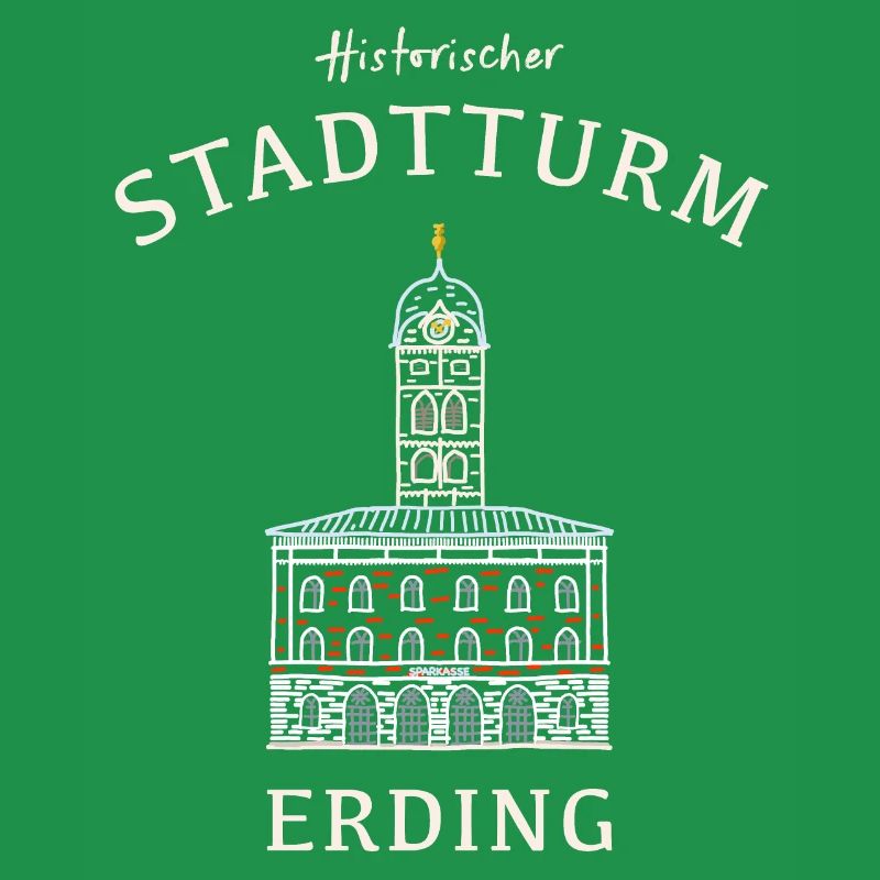 Erding kultiger Stadtturm, Bavaria, Germany