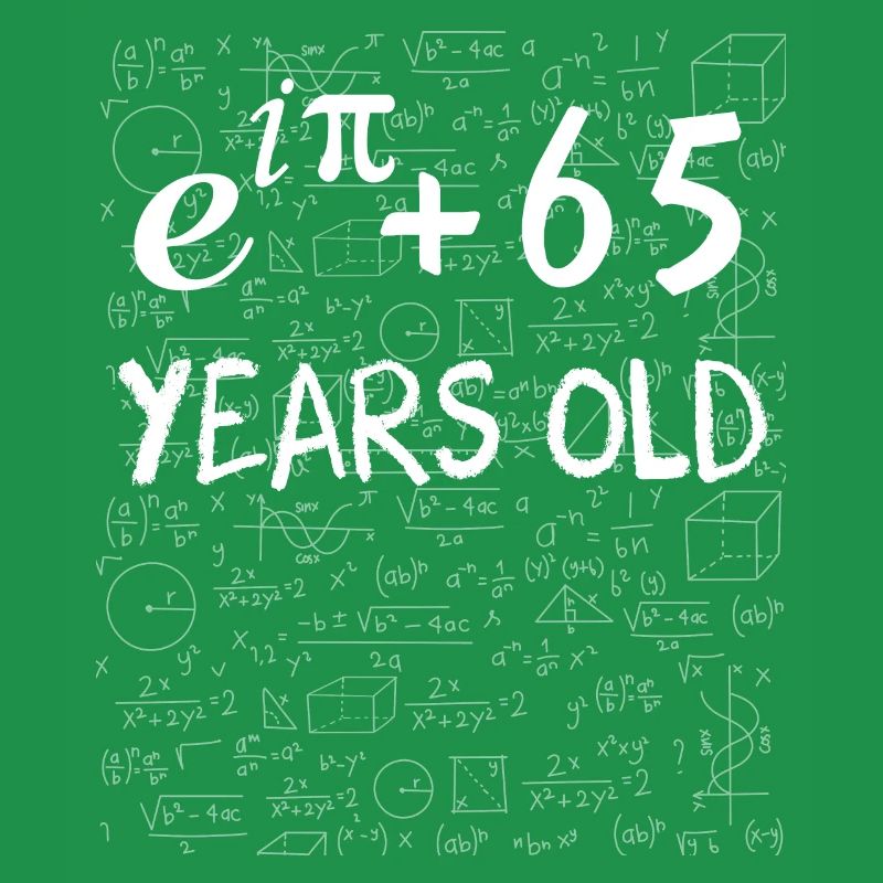 64e anniversaire 64 ans Euler Identité cadeau math