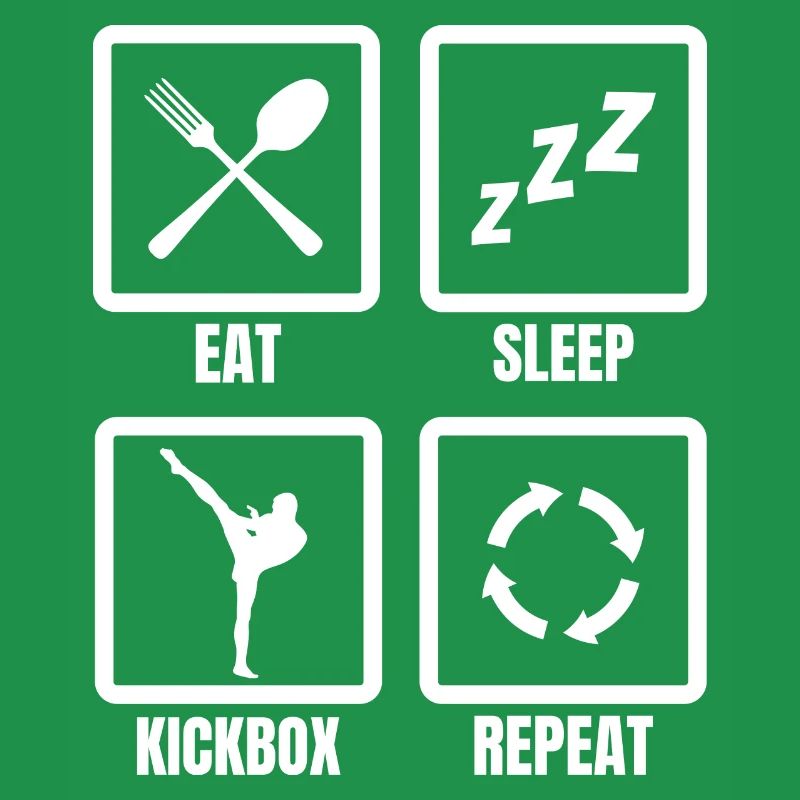 Manger du sommeil Kickbox Répéter