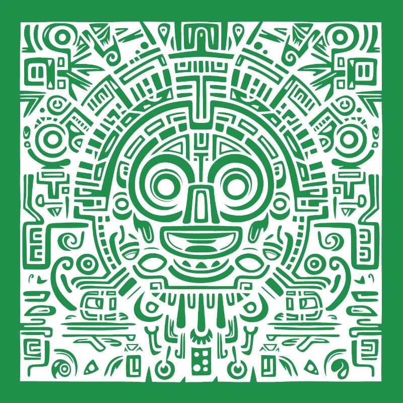 Inca, Aztec, Mayan Pattern, Artwork