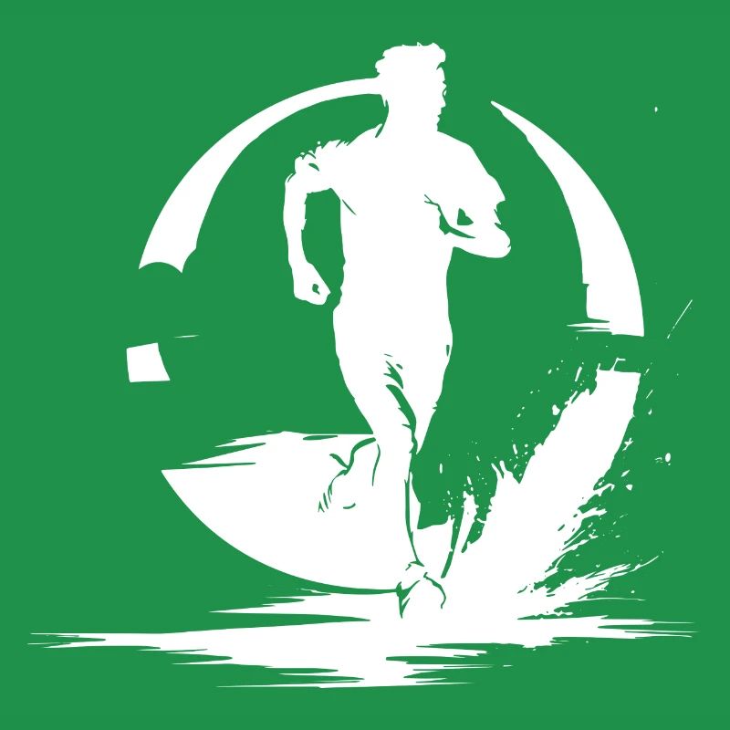 Dessin de garçon marathon