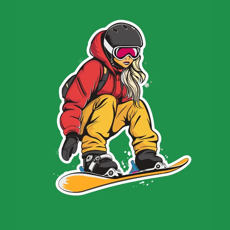 Graphique du snowboarder