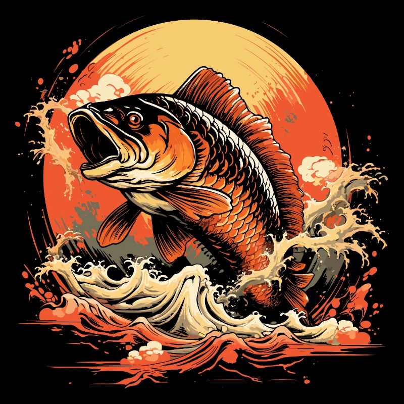 Fischerei Illustration