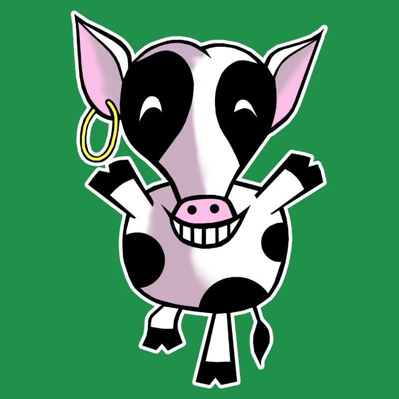 Vache heureuse