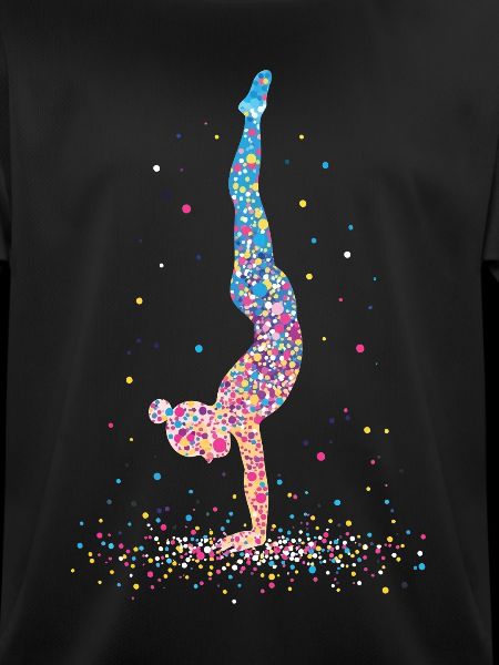 Gymnastik Gymnastaste Akrobatik – Silhouette