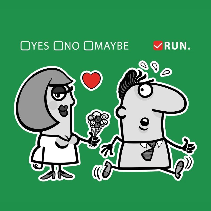 Liebe oder Flucht – Unkonventioneller Humor (Dark Version)