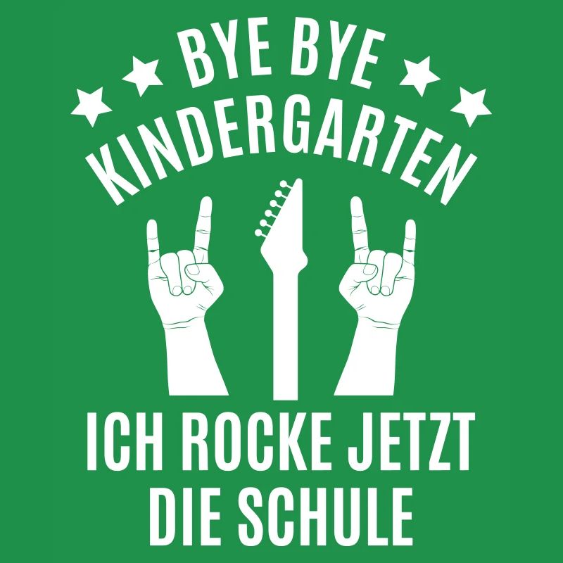 Kindergarten Abschied Bye Bye Ich rocke die Schule