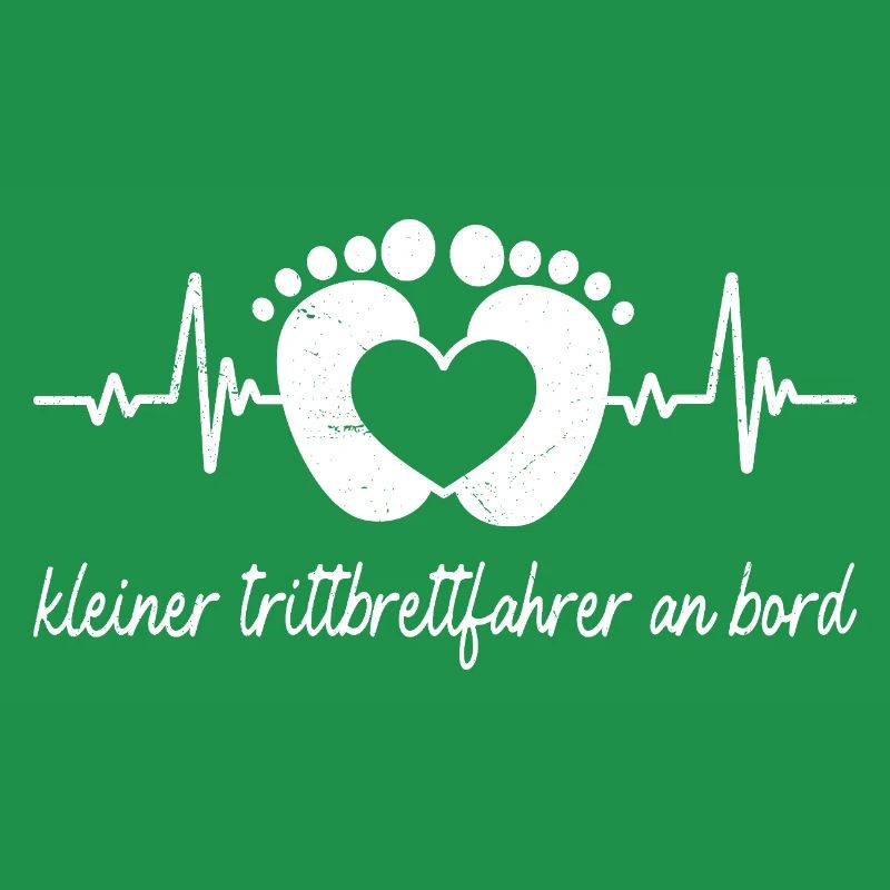 Werdende Mutter KLEINER TRITTBRETTFAHRER AN BORD
