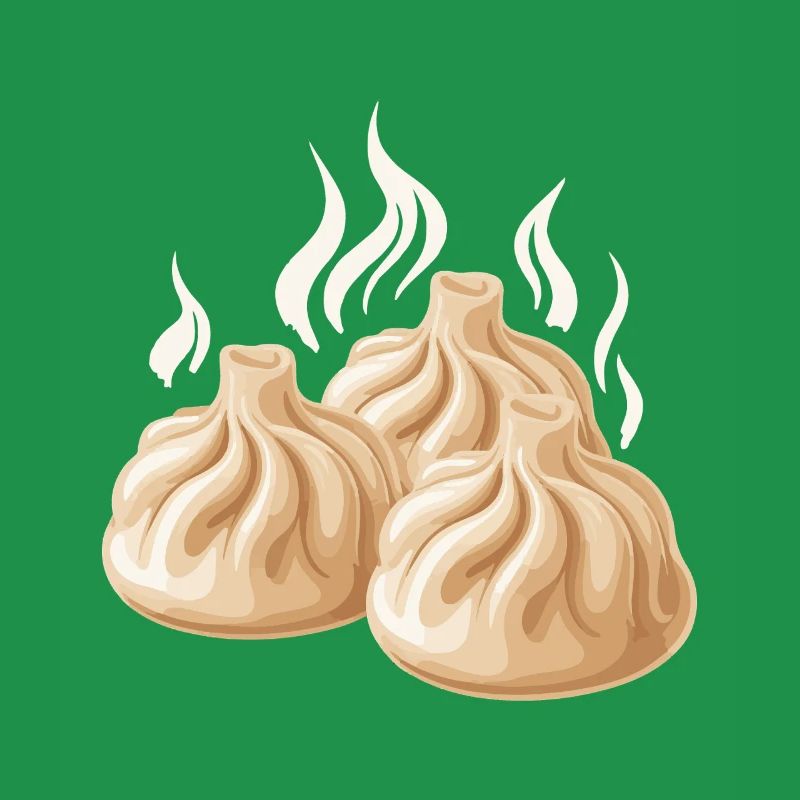 Dampfende Dumpling-Design