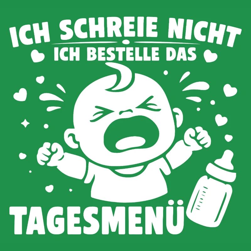 Je ne crie pas, je commande le menu du jour