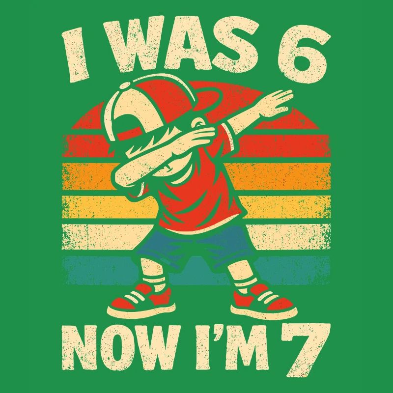 7e anniversaire, garçon de 7 ans, j’avais 6 ans maintenant dans 7 ans