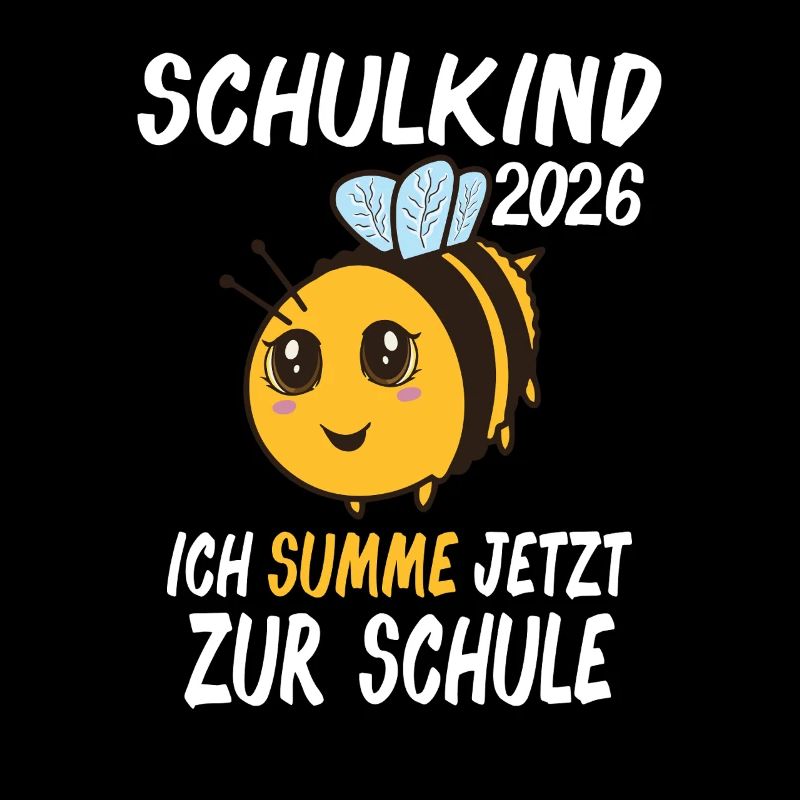Schulkind 2026 Bienen Einschulung