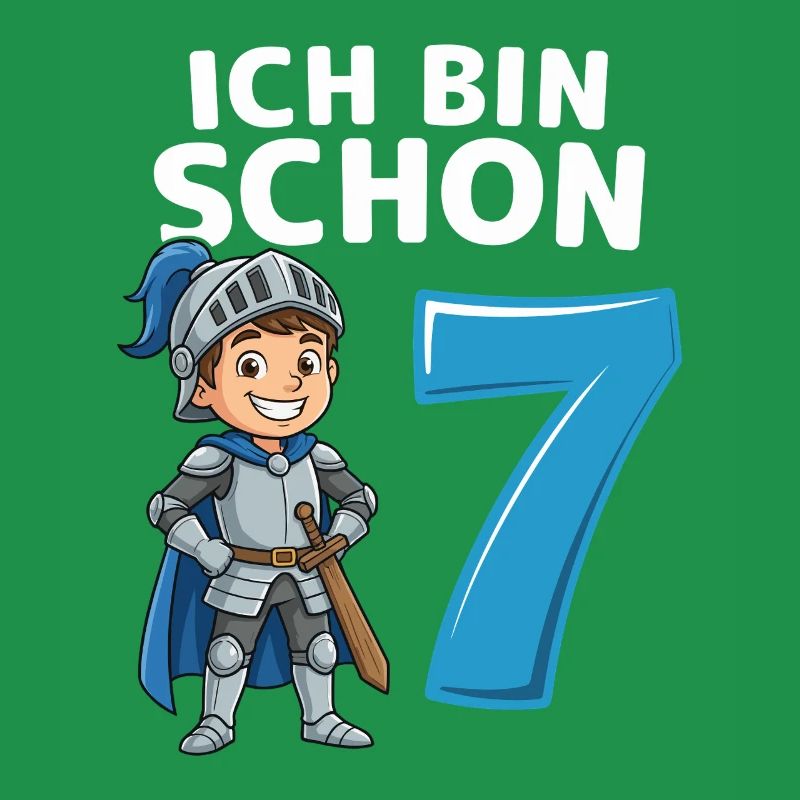 Chevalier de 7 ans - Garçon cool pour ses 7 ans