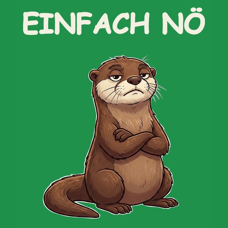 Lustiger Spruch Otter