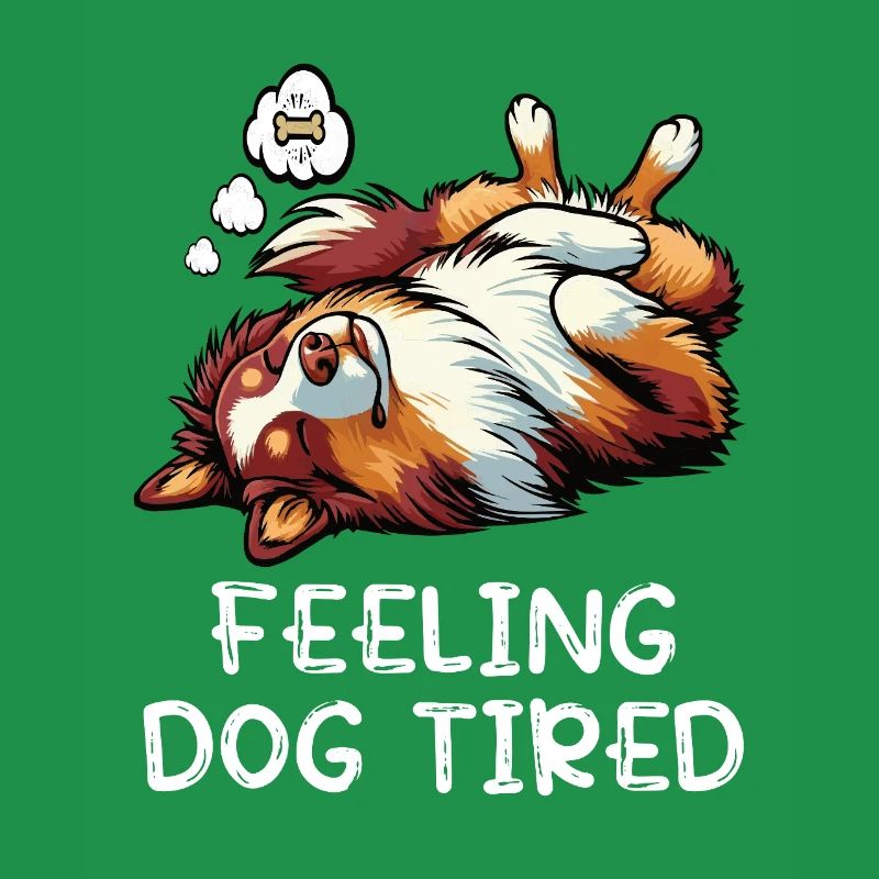 Feeling Dog Tired Australian Shepherd Aussiehalter