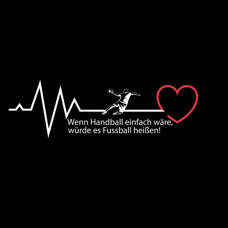 Handball T-Shirt mit Spruch
