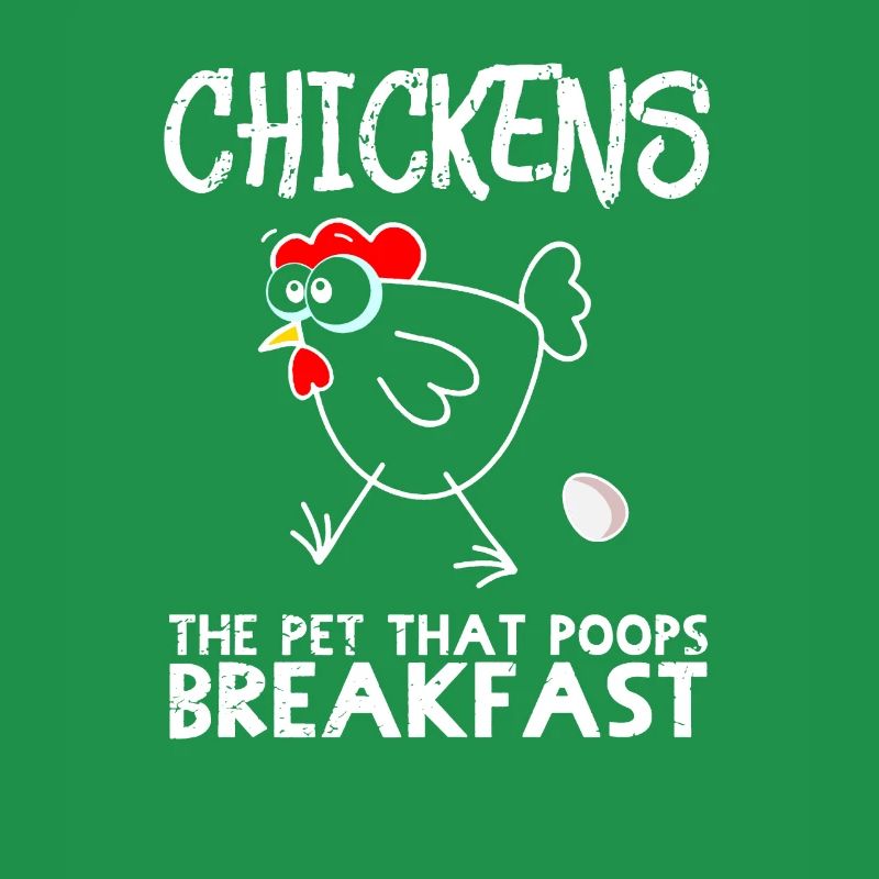 Chicken Breakfast - Hühner Frühstück Eier Geschenk