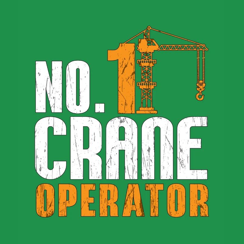 Crane Operator Construction Construction Profession Work Gift