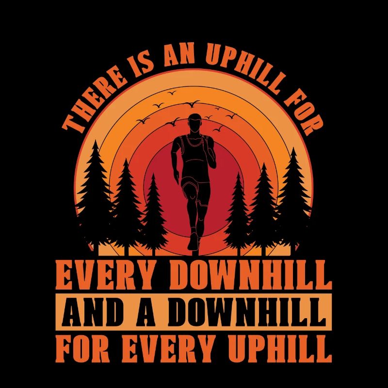 Trail Running There Is An Uphill For Trail Race