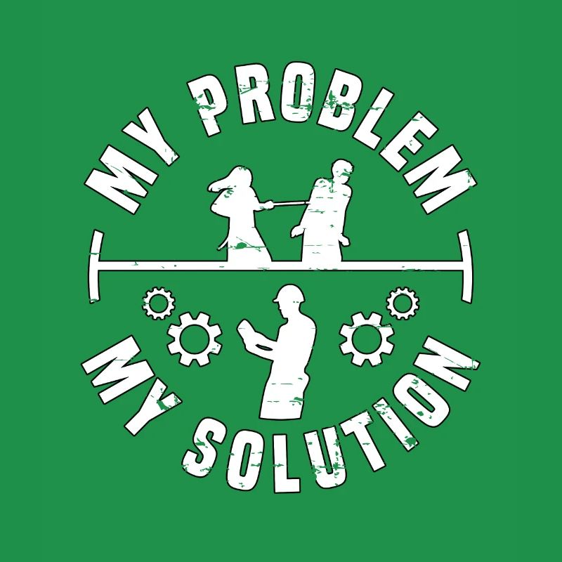Architect My Problem My Solution Pictogram Dad Mom