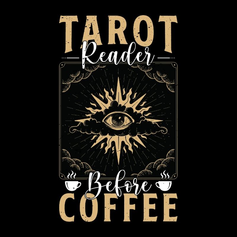 Tarot Reader Before Fortune Telling Coffee Lover