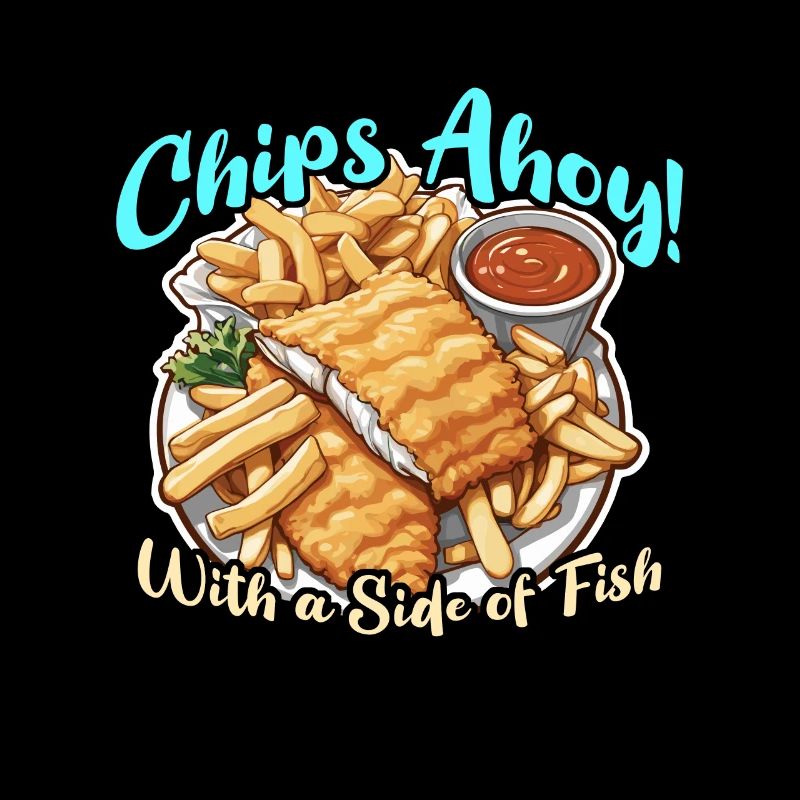 Fish and Chips Chips Ahoy Avec Une Cuisine Britannique