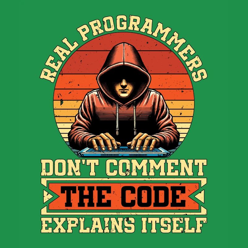 Codeur Les vrais programmeurs ne commentent pas le développeur Web