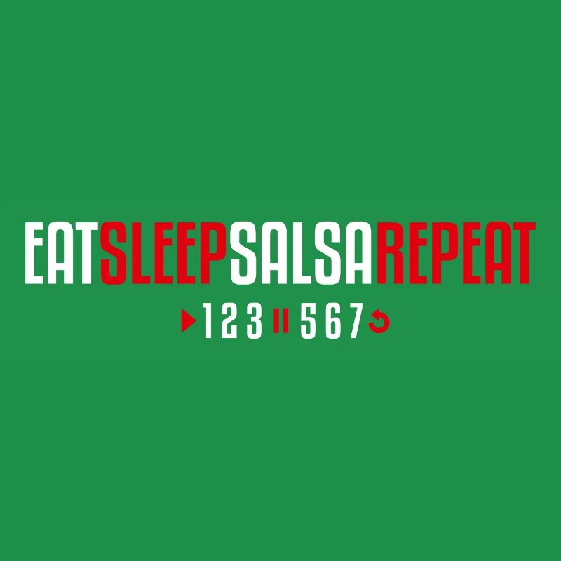 Manger Dormir Salsa Répéter – 123-567