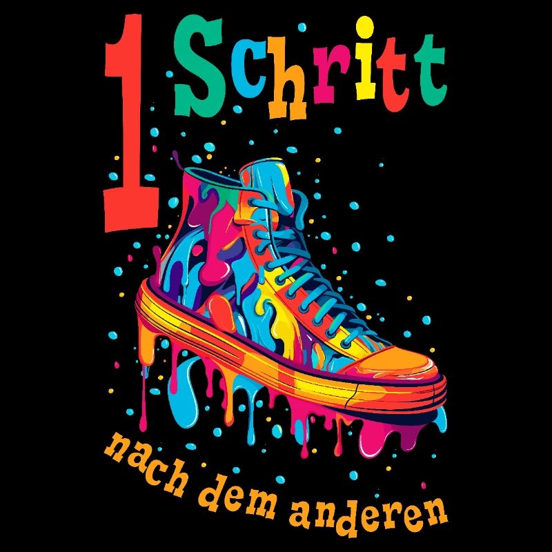Ein Schritt nach dem anderen Mut machen Motivation
