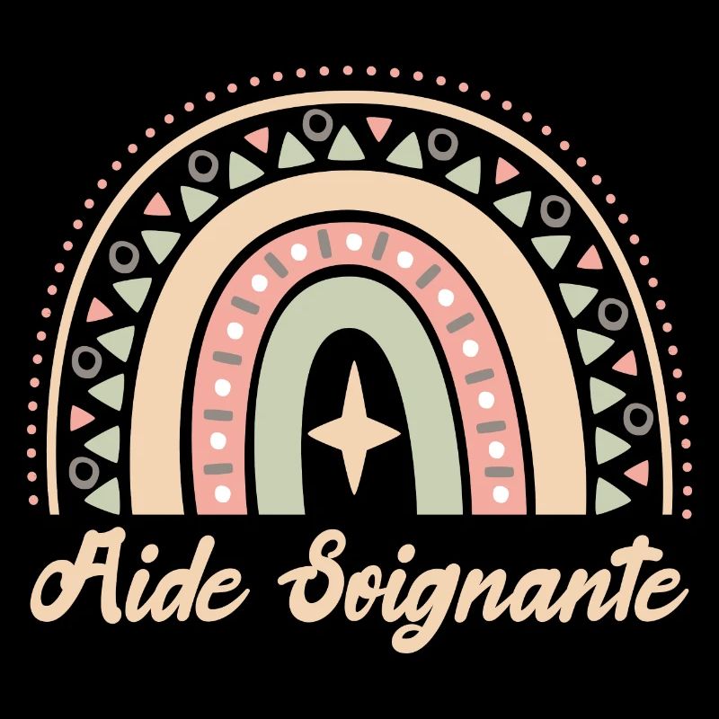 Gift caregiver. Boho Rainbow Caregiver