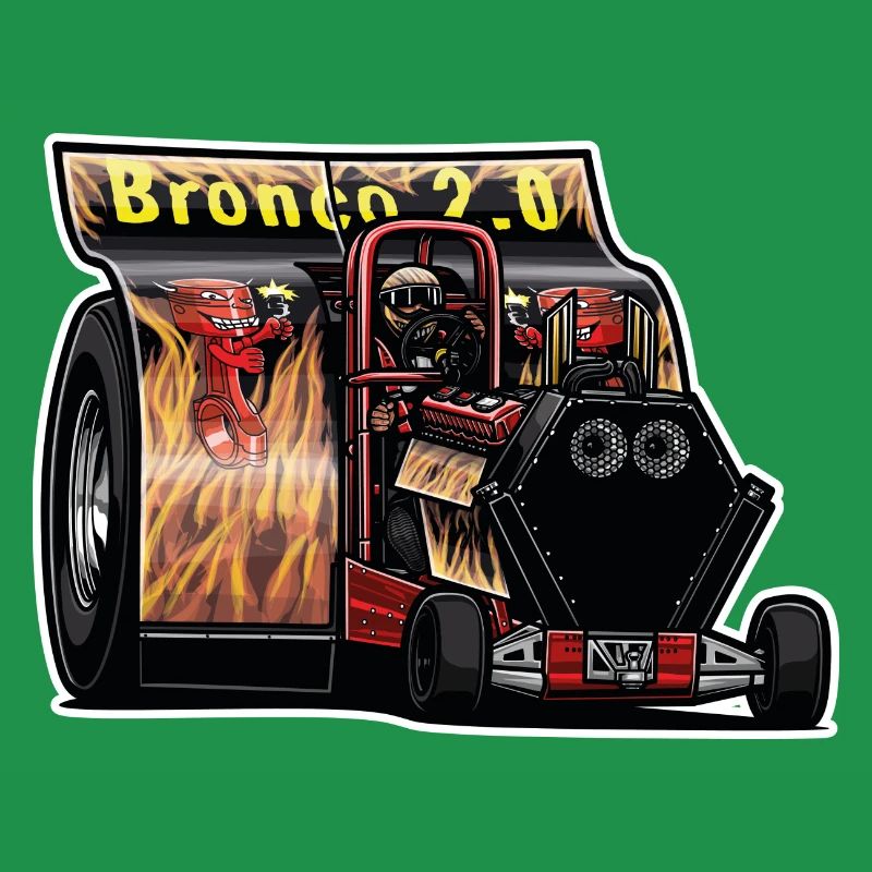 Tractor Pulling // Illustration