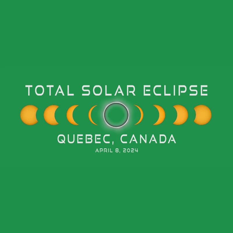 Quebec Canada Solar Eclipse 2024 April 8 Souvenir